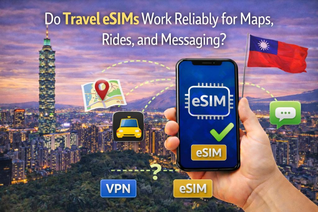 Do Travel eSIMs Work Reliably for Maps, Rides, and Messaging?